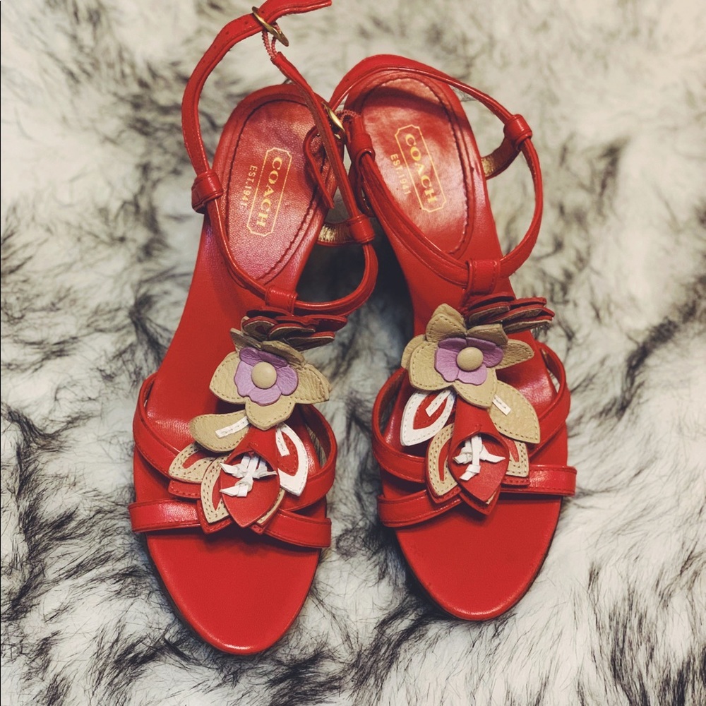 COACH “Jeanna” Platform Heels